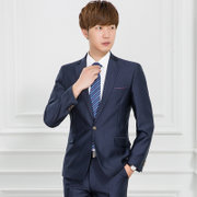 BOUNAROTI  ZMBNLD1621 新款男西服套装男商务正装男士西服(藏蓝色 165)