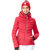 RUNNINGRIVER奔流女式防水透气保暖修身珠棉加厚双板滑雪服D8162(S/36 175红色（常规版）)
