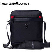 victoriatourist 涤纶时尚单肩挎包9.7寸黑色黑色10寸包VT7002
