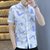 夏季男装短袖休闲商务男士衬衫1000-232(浅蓝色 2XL)