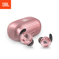 JBL T280TWS 真无线蓝牙耳机 运动跑步迷你入耳挂耳式防水耳机5.0(粉色)