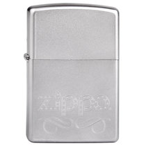 之宝zippo打火机24335旋涡标志  镀铬磨砂雕刻 自用礼品生日礼物