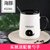 咖啡马克杯带盖勺子陶瓷大容量创意潮流男士女生款办公室喝水杯子(可爱海豚【温润细腻】)