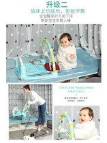 婴儿玩具婴儿健身架器脚踏钢琴0-3-6月1岁新生儿宝宝益智音乐玩具(葡萄紫【呵护款】 默认版本)
