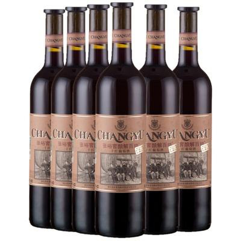 张裕窖酿解百纳干红葡萄酒窖酿三年六支装750ml6