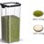 密封罐透明塑料厨房香料食品坚果咖啡豆储物罐家用五谷杂粮收纳盒(特大号-1850ML（3个装）)