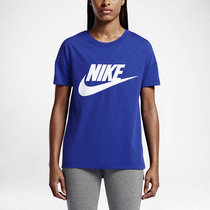 Nike 耐克 女装 休闲 短袖针织衫 运动生活 821994-480(821994-480 L)