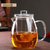 玻璃泡茶壶耐高温防爆功夫茶具套装家用加厚煮茶器过滤透明办公室(950ML【4-6人用】 企鹅壶一个)