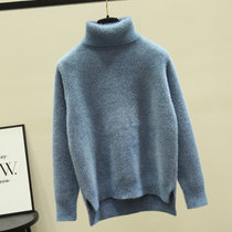 女式时尚针织毛衣9589(9589蓝色 均码)