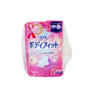 日本直采 SOFY苏菲贴身绵柔卫生巾22片*2包 安心超吸收 促销大包装(210mm 22片2包)