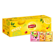 立顿环球水果茶缤纷装3种口味30包56g 国美甄选
