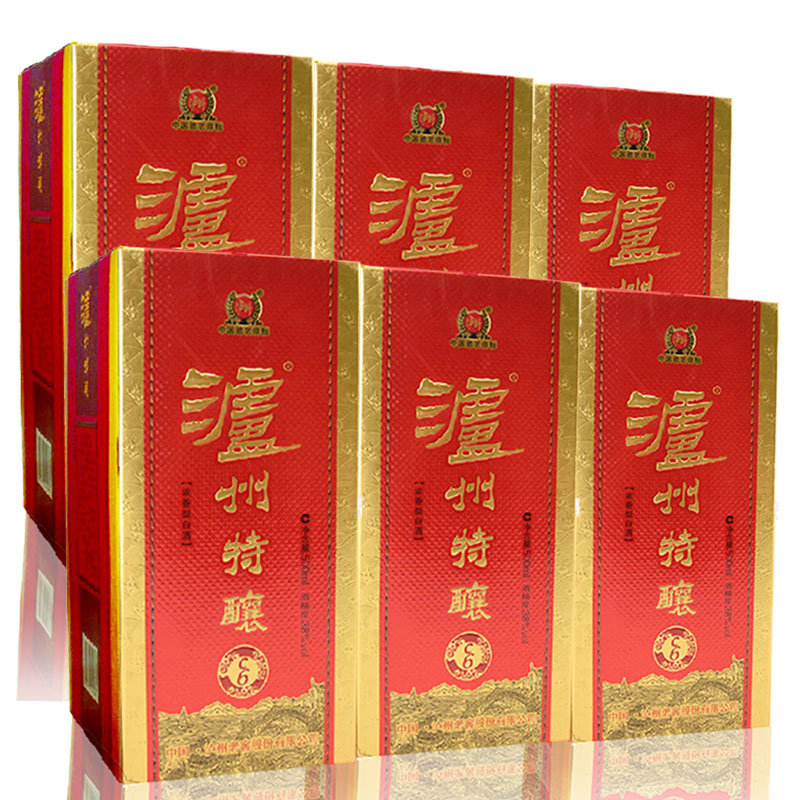 泸州老窖特酿c6 38度 1x6瓶(整箱装)