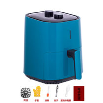 6.0L升YOKO家用空气炸锅大容量智能无油多功能全自动电薯条机烤箱(6L高配款（晴空兰）)