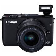 佳能 Canon EOS M10 微型单电套机 （EF-M 15-45mm f/3.5-6.3 IS STM）(黑色 官方标配)
