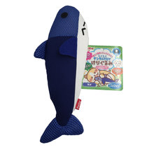 Petio磨牙磨爪猫抱枕鲨鱼1个装无 啃咬洁齿玩具(含木天蓼)