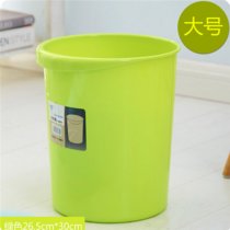 有乐 A300家用垃圾桶客厅可爱纸篓时尚无盖创意厨房卫生间个性垃圾桶lq3043(大号绿色)