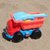 乐佳凡儿童沙滩戏水玩具早教工具挖沙漏铲子玩沙土玩雪亲子互动套装沙滩车玩具礼物 四轮沙滩车（货号：2008-1）(红色)