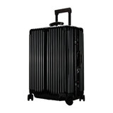 卓恩妮(Jooeenni) 高端海关密码锁旅行箱 铝框万向轮拉杆箱行李箱HY1510(黑色black 铝框款20寸)