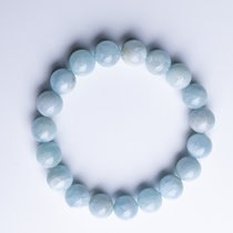 海蓝宝如梦之梦手珠(浅蓝色 10mm)