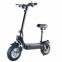 复邦代驾电动折叠车11寸折叠电动车踏板车自行车越野电动滑板车36公里(黑色双排)