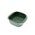 双层撞色沥水篮家用双层洗菜篮厨房多用蔬果篮创意双色滤水篮(1064方形绿色 100只装)