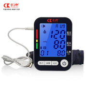 长坤大屏语音播报电子血压计锂电池充电上臂式家用血压测量仪器