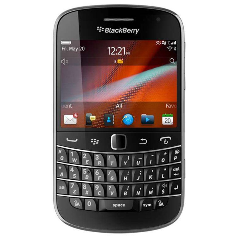 手机黑莓blackberry9900联通3g智能手机全键盘商务手机黑色返回商品页