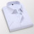 传奇保罗男士加肥长袖白衬衫商务休闲正装职业工装衬衣夏季男短袖（S-5XL）DCZ2618A(白色 4XL)
