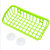 有乐C129双吸盘厨房杂物置物架水槽洗碗海绵沥水架多功能收纳架lq1060(绿色)