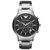 阿玛尼手表商务休闲时尚潮流三眼多功能钢带石英男士手表AR2434(黑色)