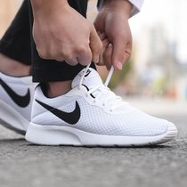 NIKE耐克男鞋 2022春秋季新款TanJun奥利奥休闲运动鞋网面透气跑步鞋812654-101(白色 42)