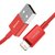倍思（Baseus） 苹果USB2.4A闪充数据线  优胜系列快充数据线USB to iP    1米/2米加长(1米红色)