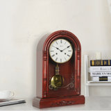 汉时欧式复古实木座钟 创意客厅装饰台钟 古典机械报时时钟 HD328(HD328-椴木德国赫姆勒14天)