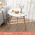 北欧茶几简约现代家用小茶桌简易客厅沙发迷你小边几创意小圆桌子(40cm圆形白色 组装)