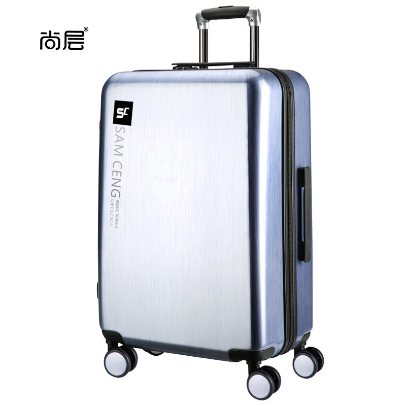 尚层镜面拉丝旅行拉杆箱包万向轮男女商务箱包学生拉箱202428寸登机箱