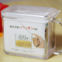 asvel日本进口单头调味盒820ML调味瓶有盖厨房用品调味罐密糖盐味精调味盒 820ML  真快乐厨空间