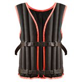 诚悦负重沙袋背心隐形薄款黑色10kgCY-283 男女健身训练装备套装运动跑步沙衣(红色包边)