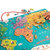 特宝儿麦哲伦磁性木质地理世界地图塑料130926 拼图儿童玩具早教男孩女孩玩具3-6岁早教亲子