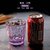 亚克力水杯彩色漱口杯果汁茶杯耐热耐摔 餐厅杯子透明塑料啤酒杯(紫色-小杯 300ml)