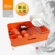香港域堡 不锈钢碗架沥水盆宜家碗碟架厨房置物架碗筷晾放架盆