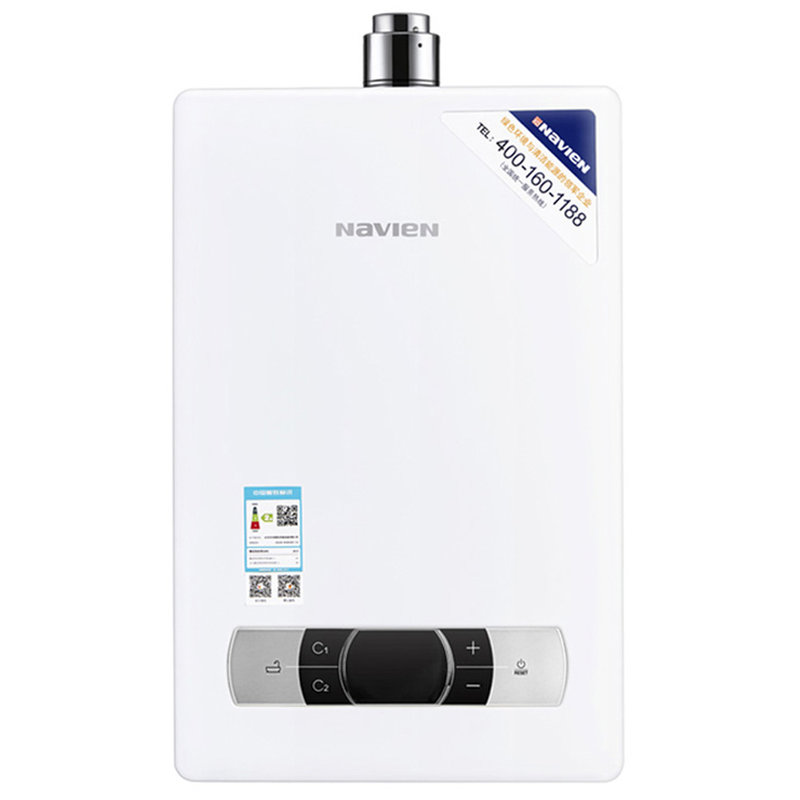 庆东纳碧安jsq26ngw560c13i白色燃气热水器二级能效强排式热水器
