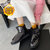 拉夏贝尔HOMME女士加绒字母防水雪地靴360(银色 36)