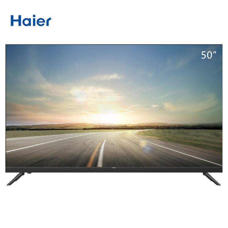 50英寸 4k超高清 8k解码 全面屏内置远场语音智能电视海尔(haier)平板