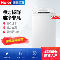 海尔(Haier) EB65M019 6.5公斤 全自动波轮洗衣机 漂甩二合一 白色