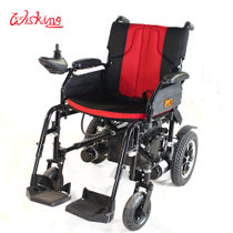 Wisking 威之群 折叠型老年电动轮椅车 轻巧结实 坚固耐用 可配备锂电池(红 7500)
