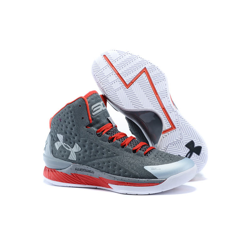 耐克nike curry one 库里一代 精英战靴 全明星 气垫男子篮球鞋(灰
