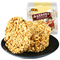 米老头青稞麦饼休芝麻味400g 非油炸烘焙爆米花零食粗粮饼干