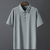 POLO衫男士短袖T恤夏季高端商务休闲短袖衫中老年轻薄透气上衣(灰色 56)