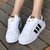 Adidas 阿迪达斯男女鞋三叶草情侣金标贝壳头superstar经典板鞋(C77124（白色） 38)