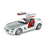 奔驰SLS AMG合金汽车模型玩具车MST18-02美驰图(银色)